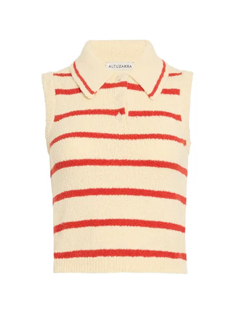Altuzarra Elmer striped polo top