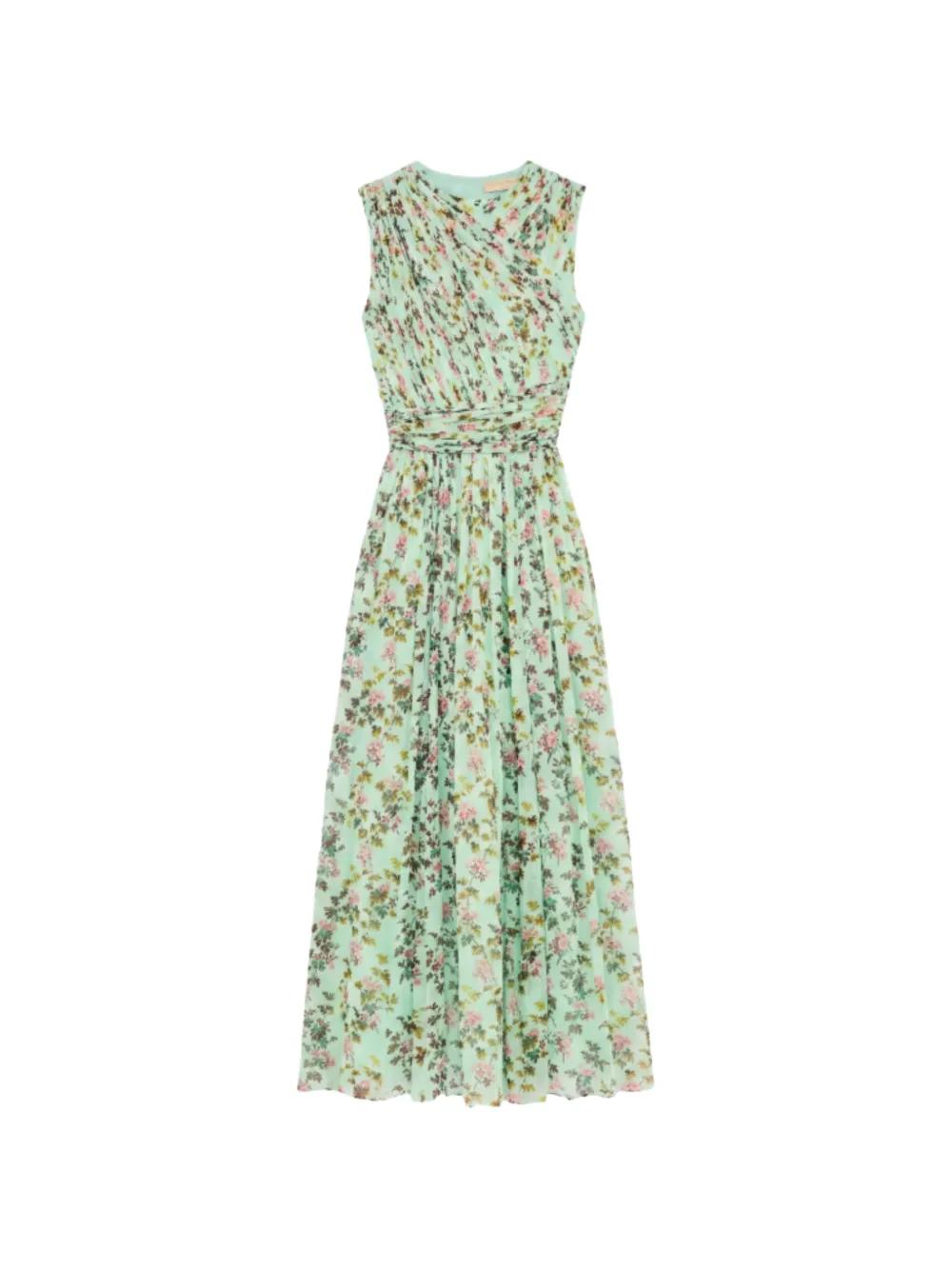 Ulla Johnson Celestina floral-print silk midi dress - Verde