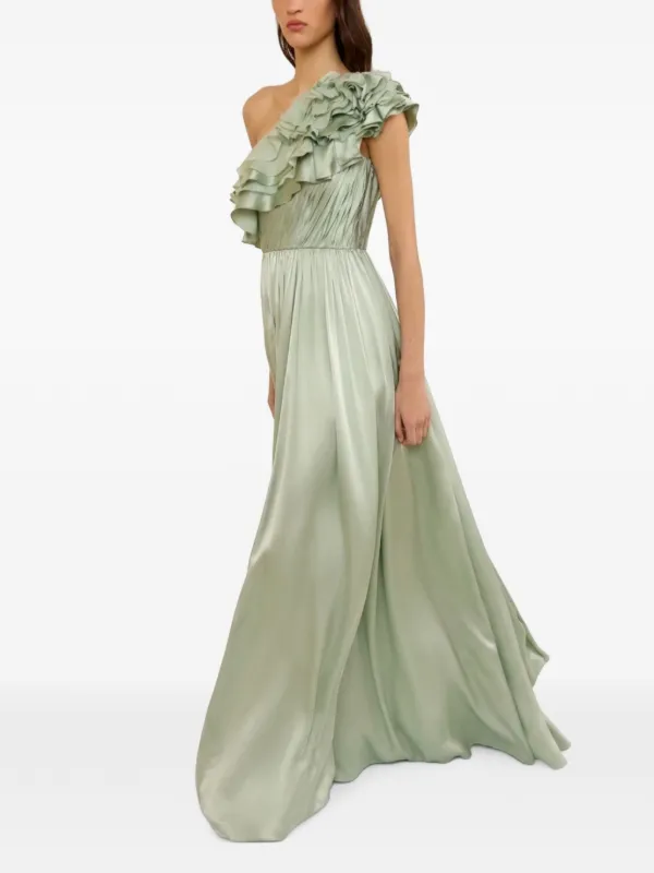 ulla johnson green dress Dresses | Designer Luxury drawstring shoulder ties ulla johnson Ottilie Dress $490