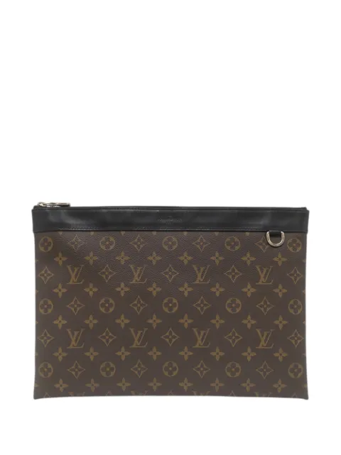 Louis Vuitton Pre-Owned 2020 Monogram Macassar Discovery Pochette GM clutch bag