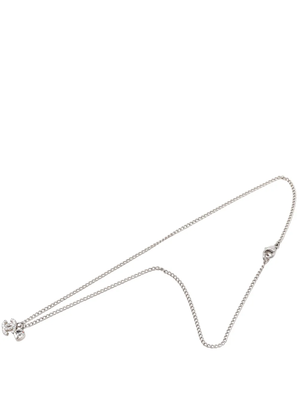 CHANEL Pre-Owned Collana con pendente CC 2005 - Argento