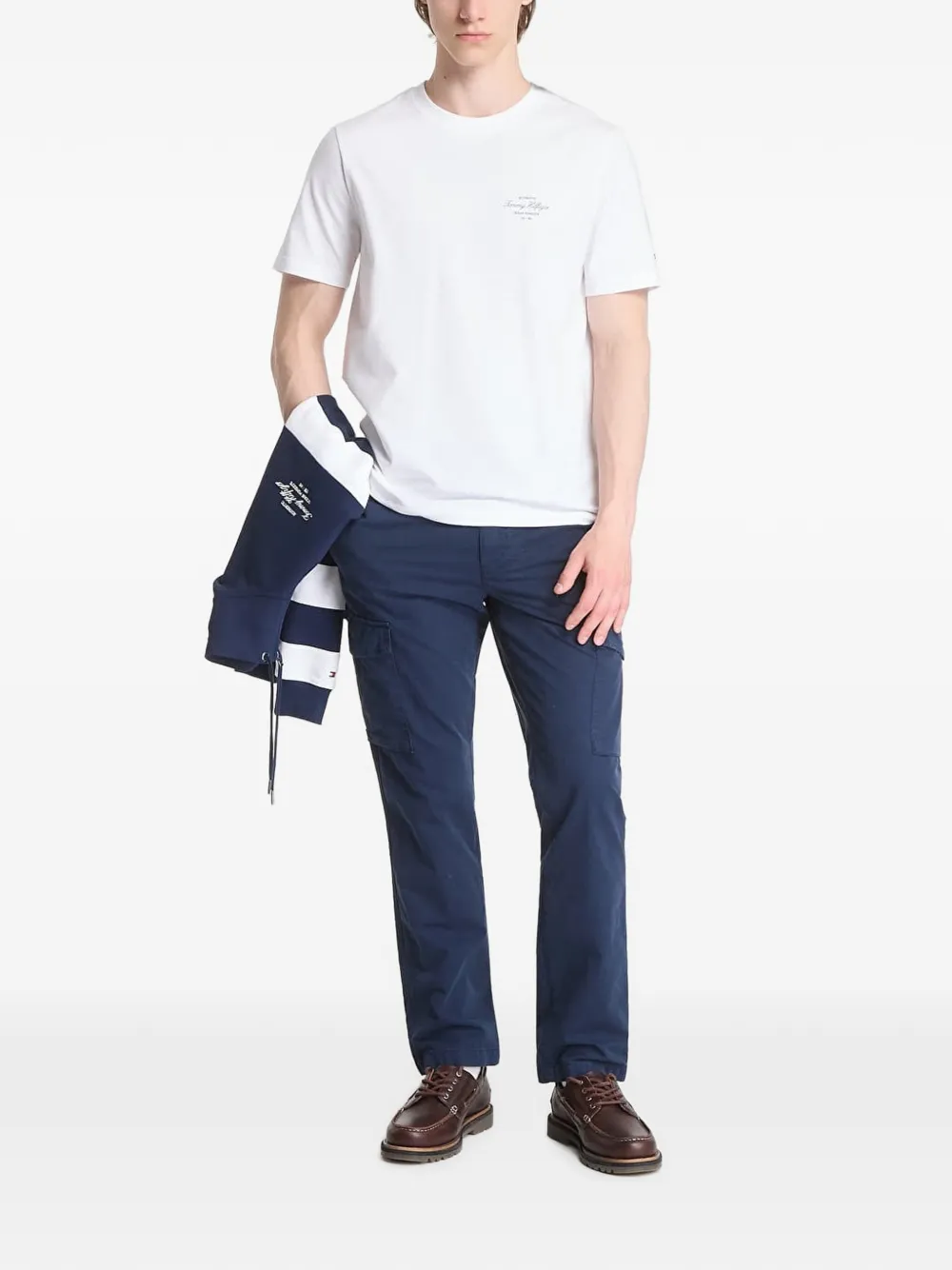 Tommy Hilfiger T-shirt met grafische print Wit