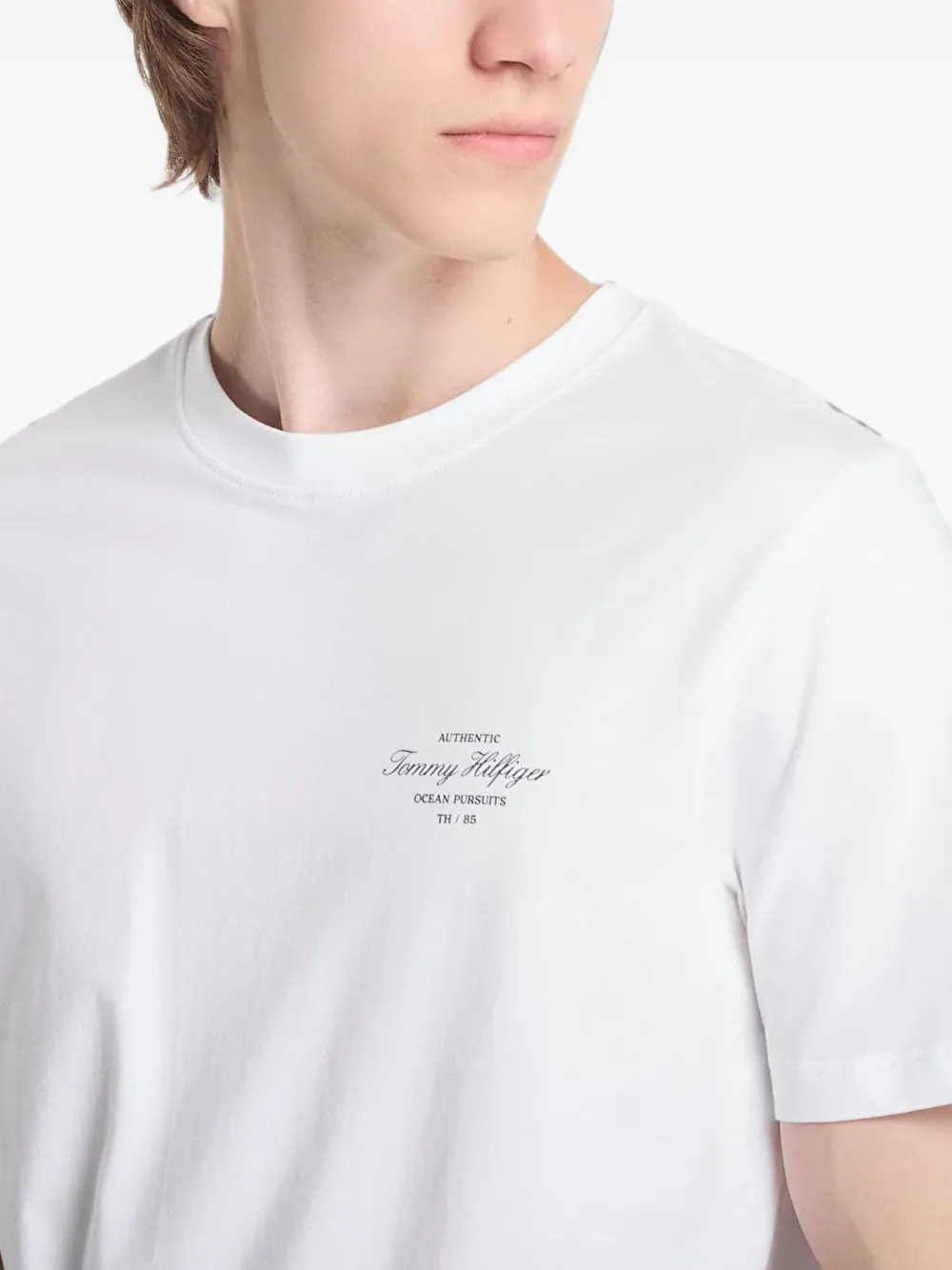 Tommy Hilfiger T-shirt met grafische print Wit