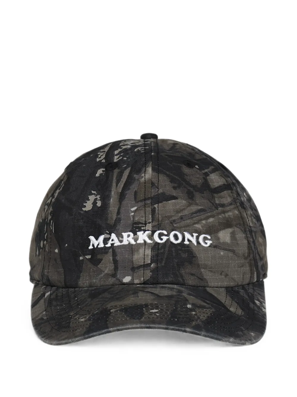 MARKGONG logo-embroidered camouflage-print baseball cap
