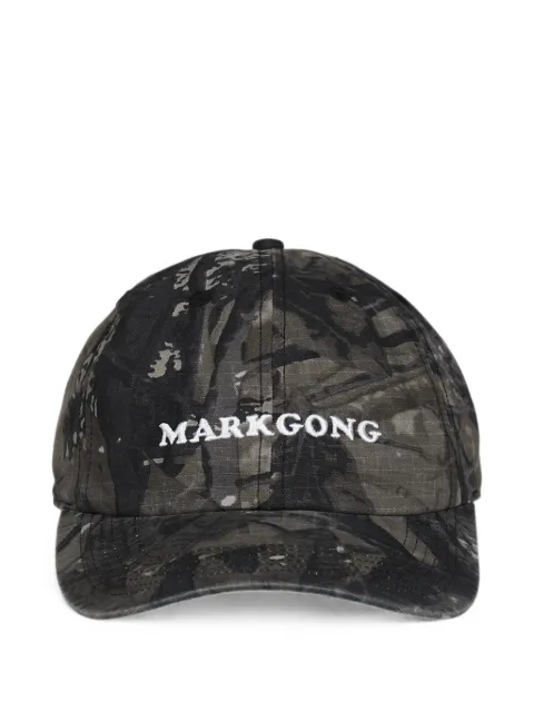 MARKGONG logo-embroidered camouflage-print baseball cap