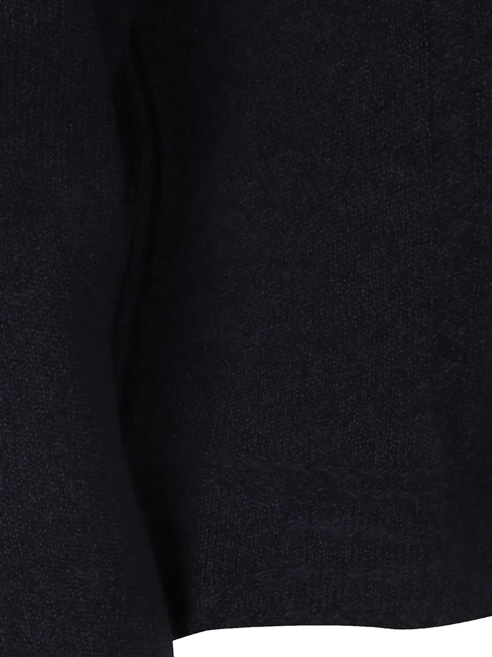 Barrie ribbed-knit button-up jacket Blauw