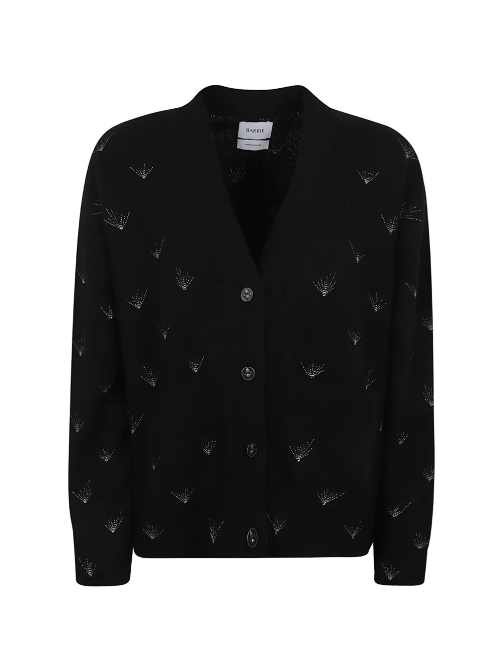 Barrie Iconic crystal-embellished cardigan - Nero