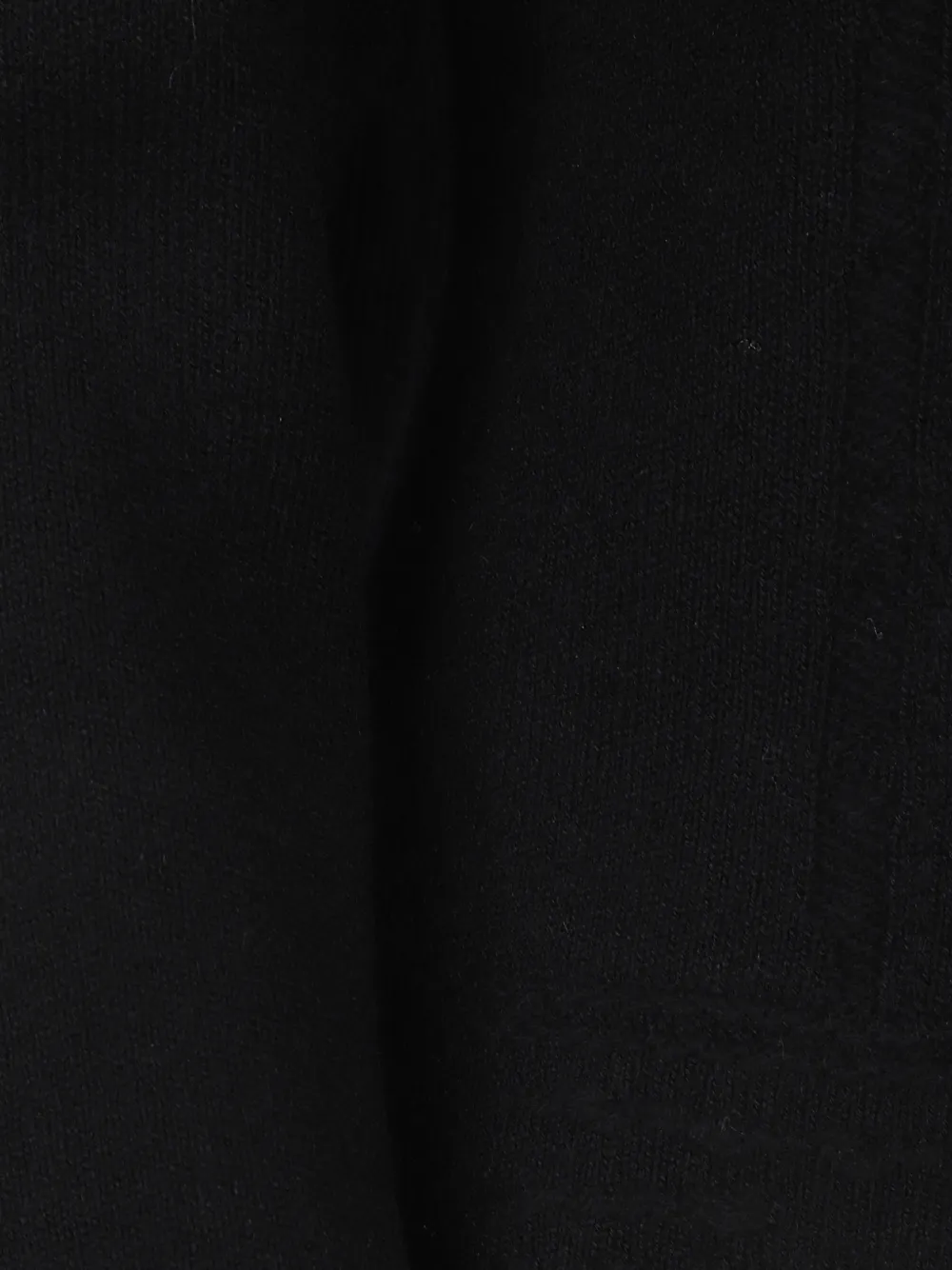 Barrie ribbed-knit button-up jacket Zwart