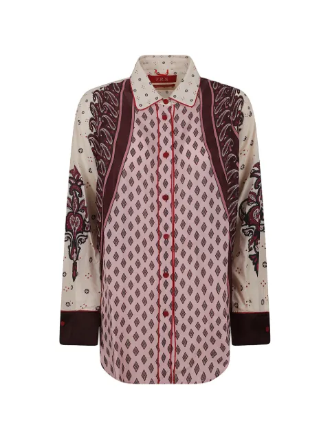 F.R.S For Restless Sleepers paisley-print geometric-pattern shirt