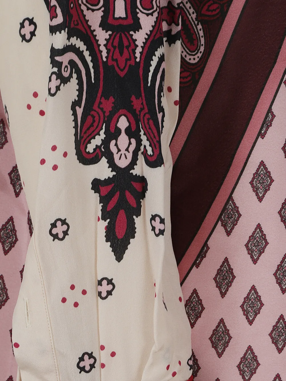 F.R.S For Restless Sleepers Blouse met paisley-print en geometrisch patroon Roze