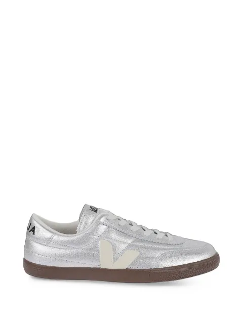 VEJA Panenka metallic-effect logo-patch sneakers