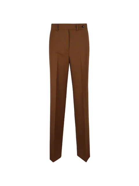Kiton pressed-crease straight-leg trousers