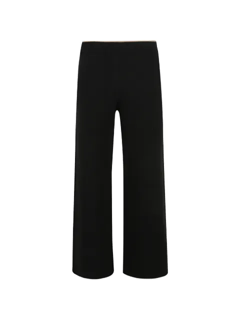 Kiton wide-leg knitted trousers
