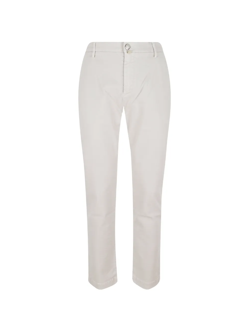 Jacob Cohën logo-patch straight-leg trousers Beige