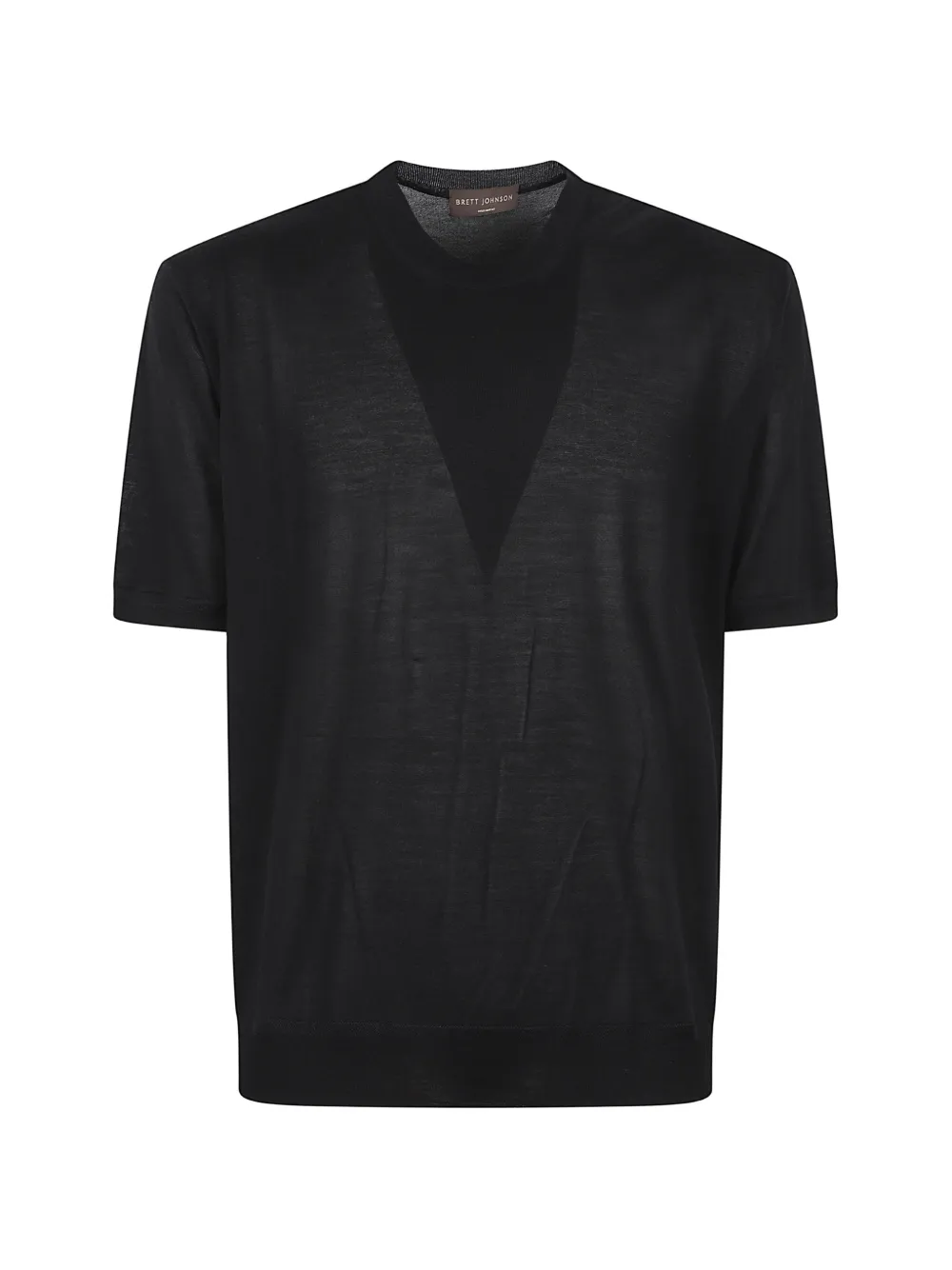 Brett Johnson fine-knit short-sleeve T-shirt