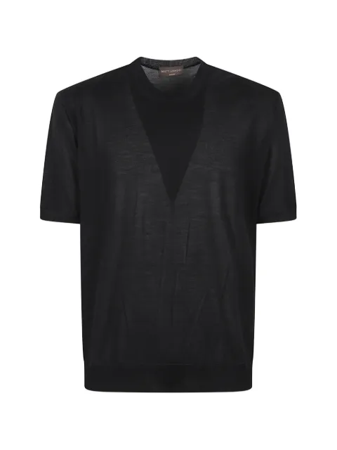 Brett Johnson fine-knit short-sleeve T-shirt