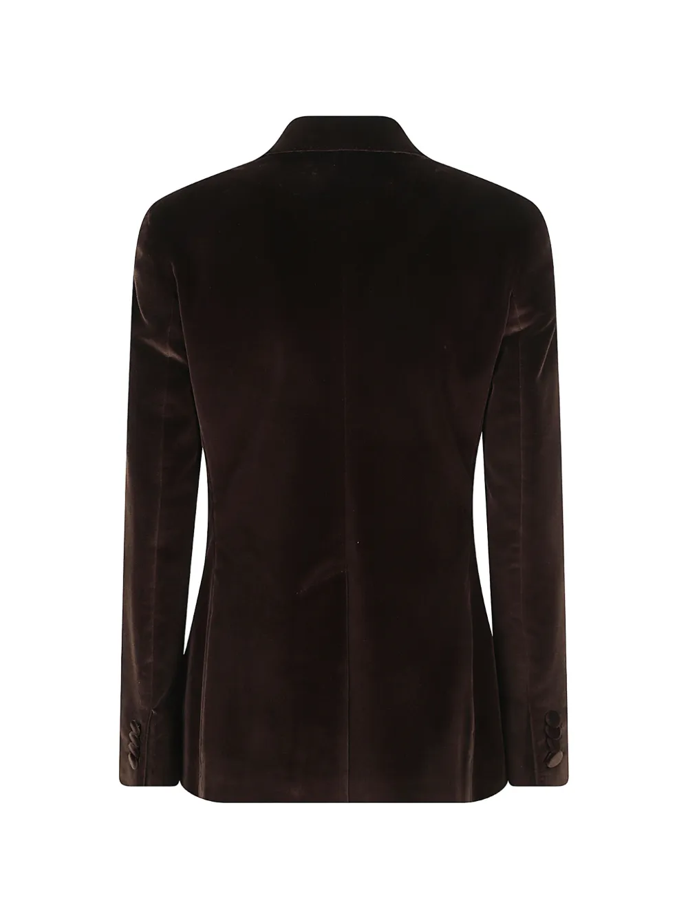 Tagliatore double-breasted velvet jacket Bruin