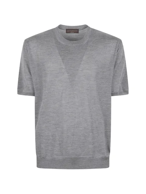 Brett Johnson fine-knit short-sleeve T-shirt