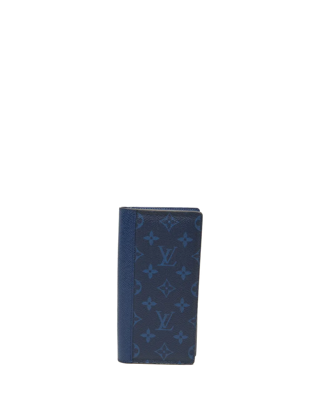 Louis Vuitton Pre-Owned 2020 Monogram Taigarama Brazza Bifold Wallet long wallets - Blue