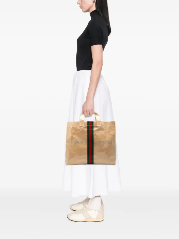 Gucci Pre-Owned 2016-2026 COMME Des GARCONS PVC ウェブ ショッパー