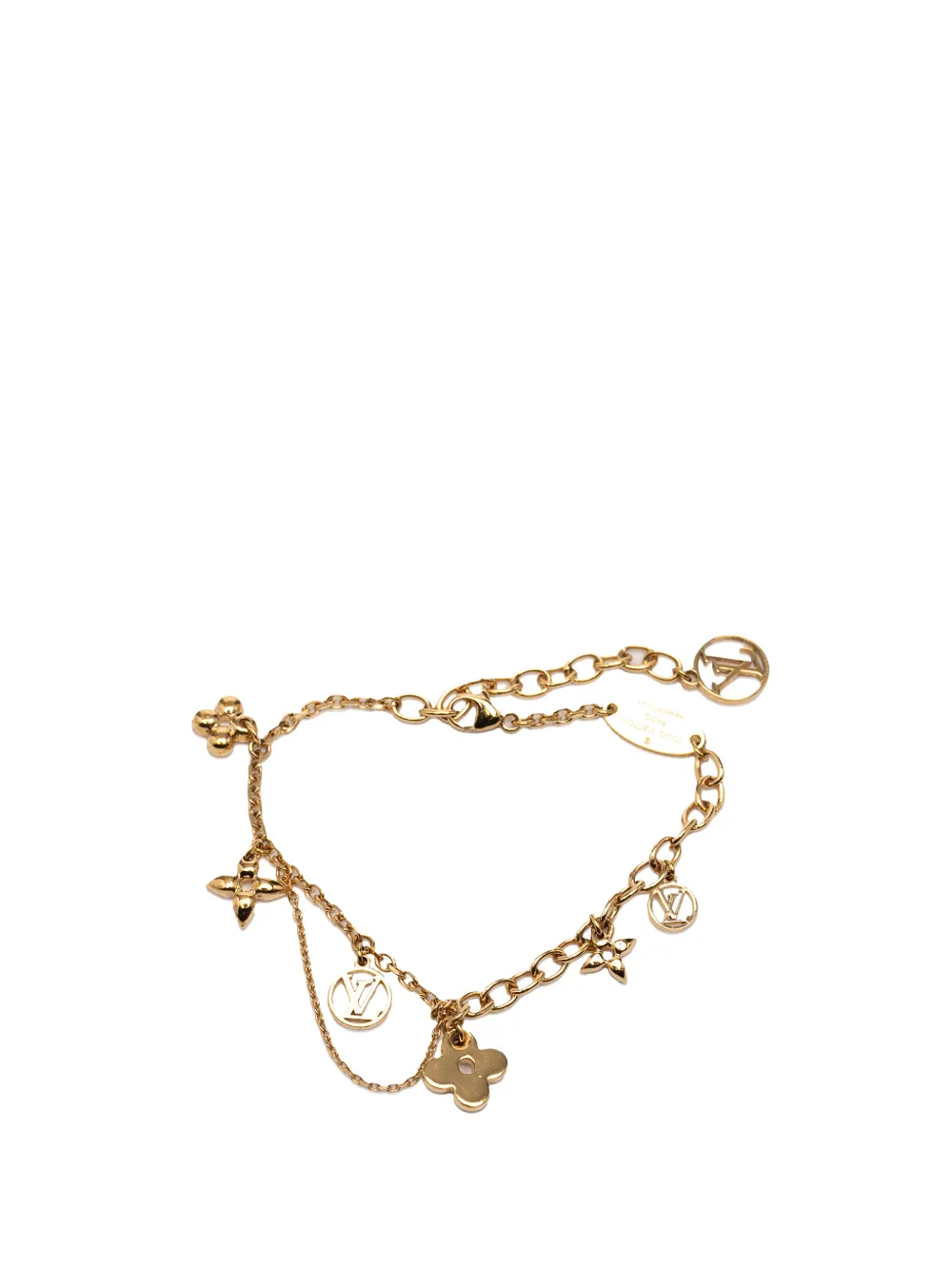 Louis Vuitton Pre-Owned 2020 Gold Plated Monogram Blooming Supple Bracelet costume bracelet