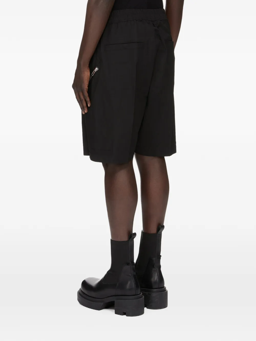 Rick Owens Tower Heizer bermuda shorts Zwart