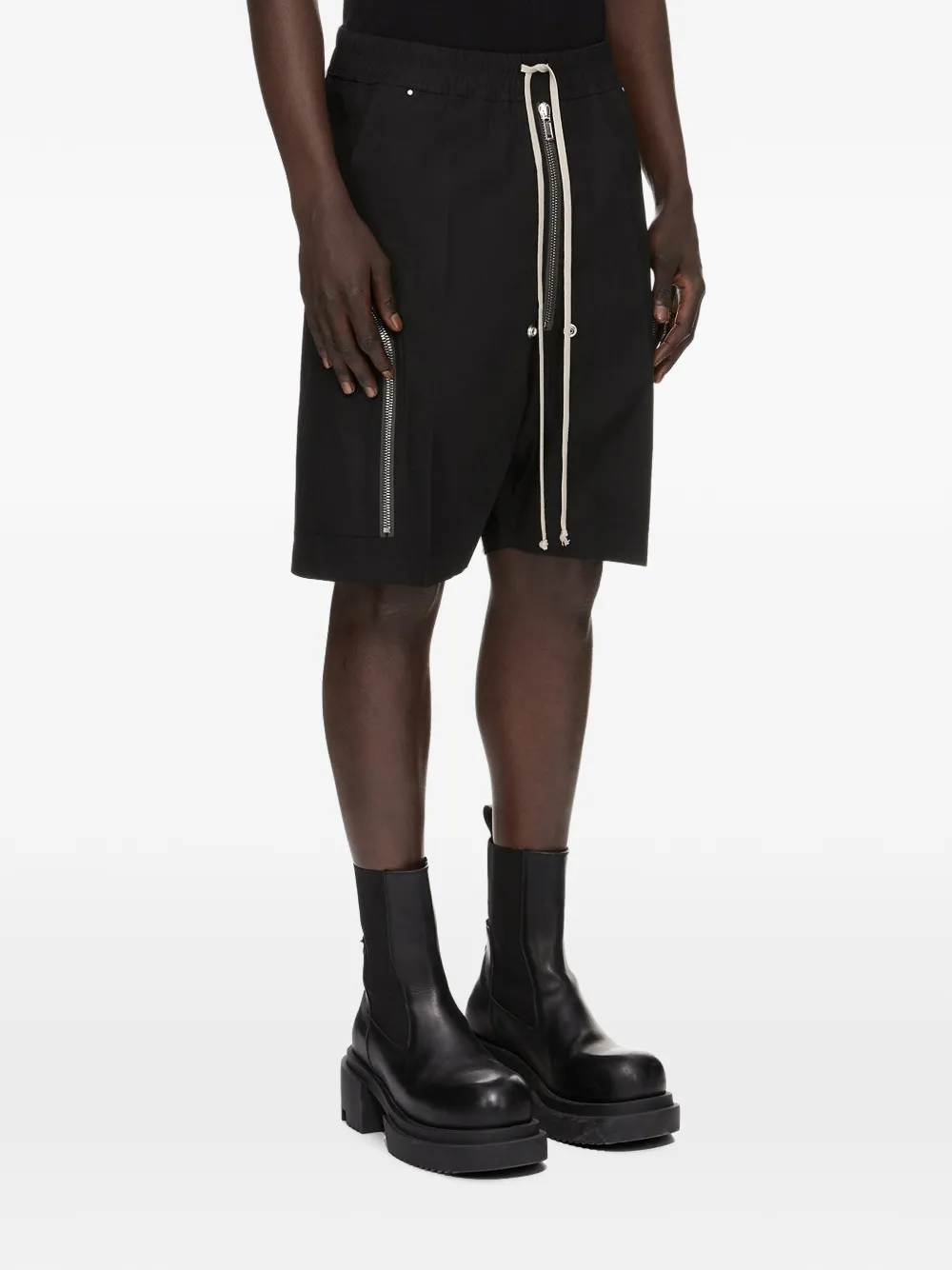 Rick Owens Tower Heizer bermuda shorts Zwart