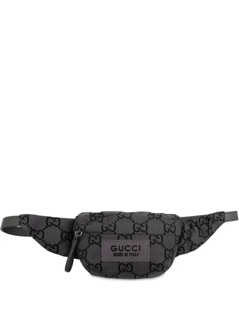Gucci Pre-Owned riñonera de nylon con motivo GG 2016-2026