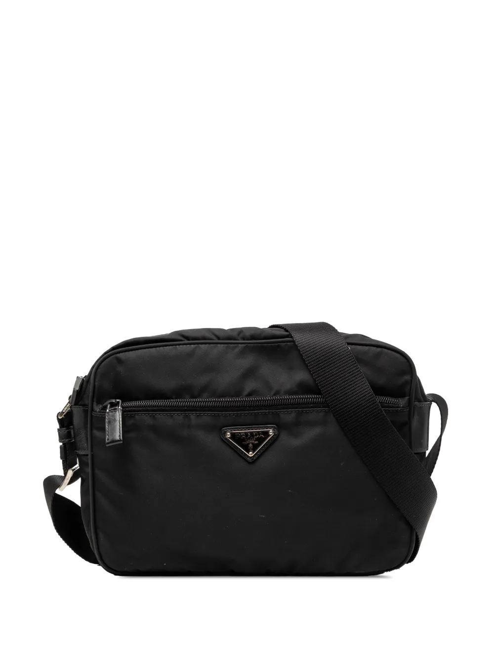 Prada Pre-Owned Borsa a tracolla Tessuto Camera Bag 2013-2026 - Nero