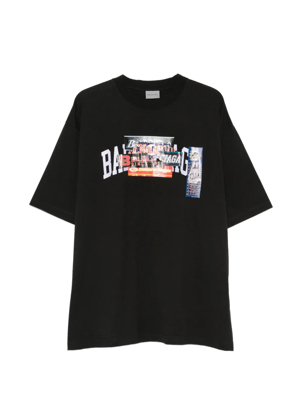 Balenciaga graphic-print oversized-fit T-shirt - Schwarz