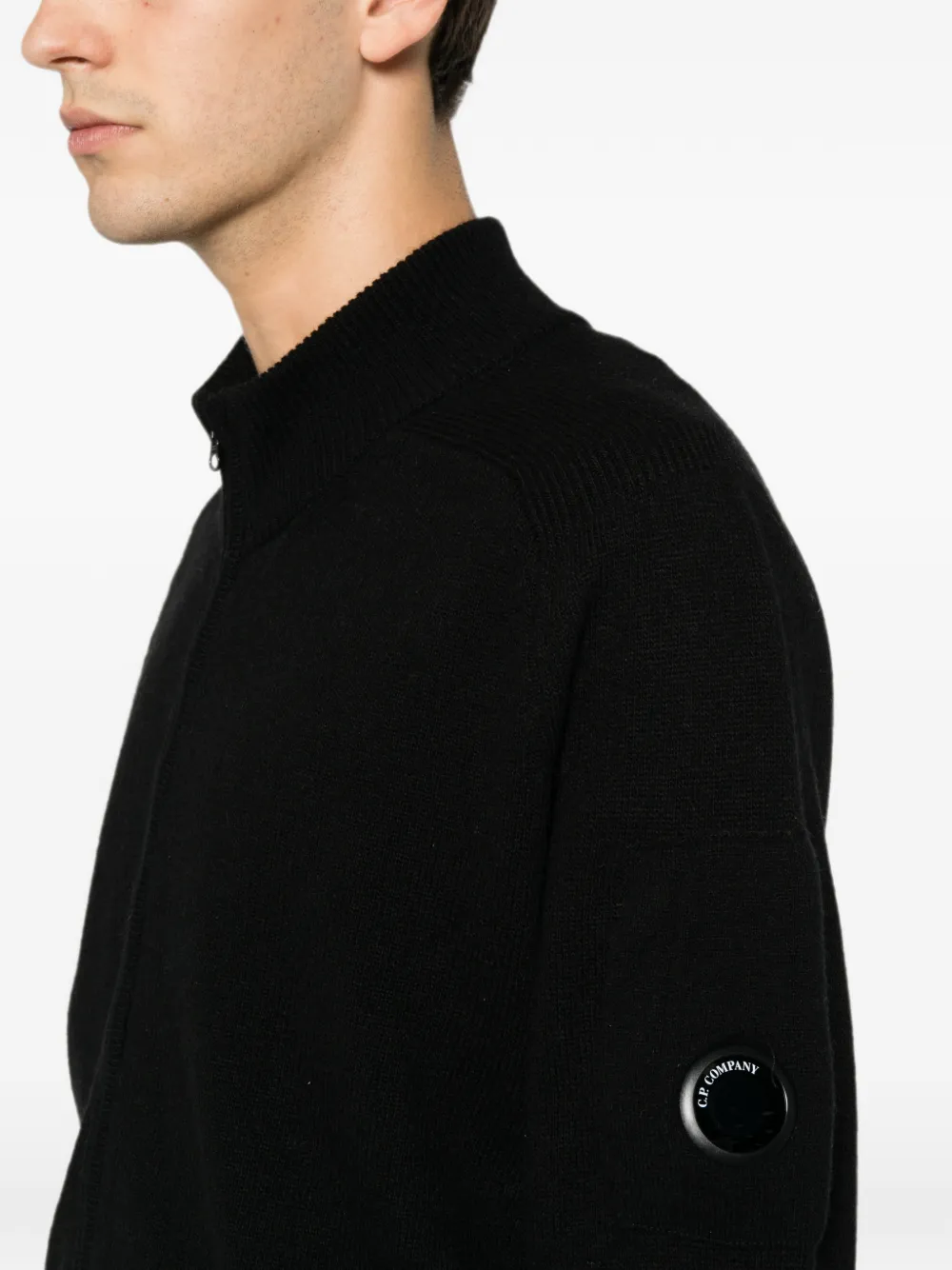 C.P. Company Vest met rits Zwart