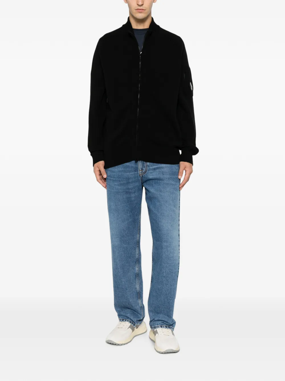 C.P. Company Vest met rits Zwart