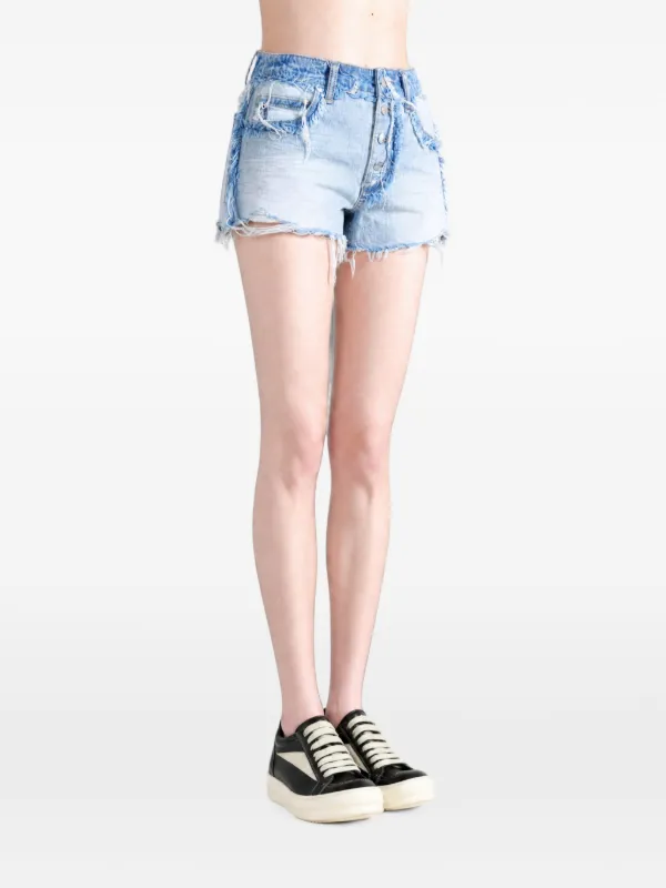 Alexander Wang フレイドショートパンツ Alexander Wang フレイドエッジ ショートパンツ | ブルー | FARFETCH JP