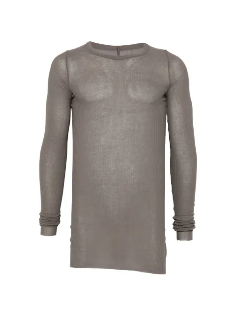 Rick Owens ribbed-knit long-sleeve T-shirt