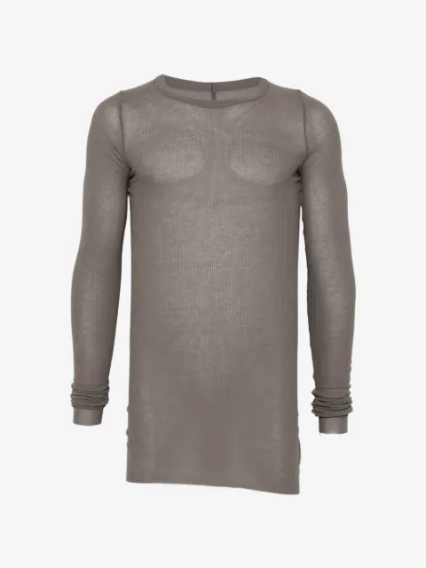 Rick Owens ribbed-knit long-sleeve T-shirt