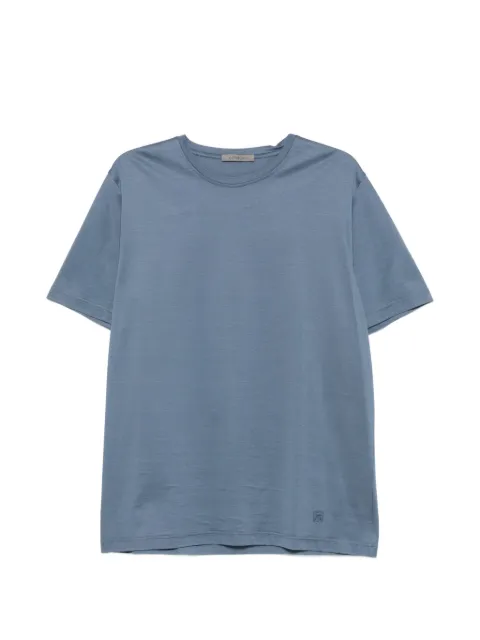 Corneliani logo-embroidered T-shirt
