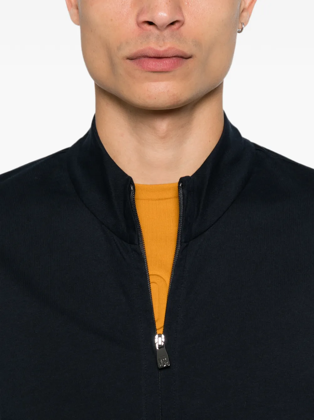 Corneliani Sweater met rits Blauw