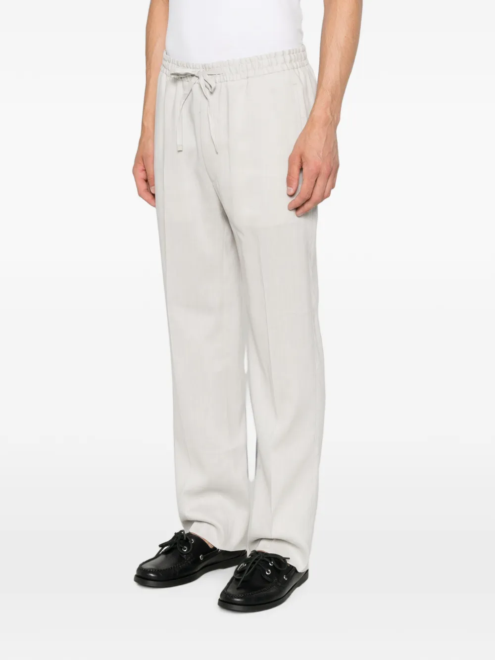 Corneliani Geruite broek Beige