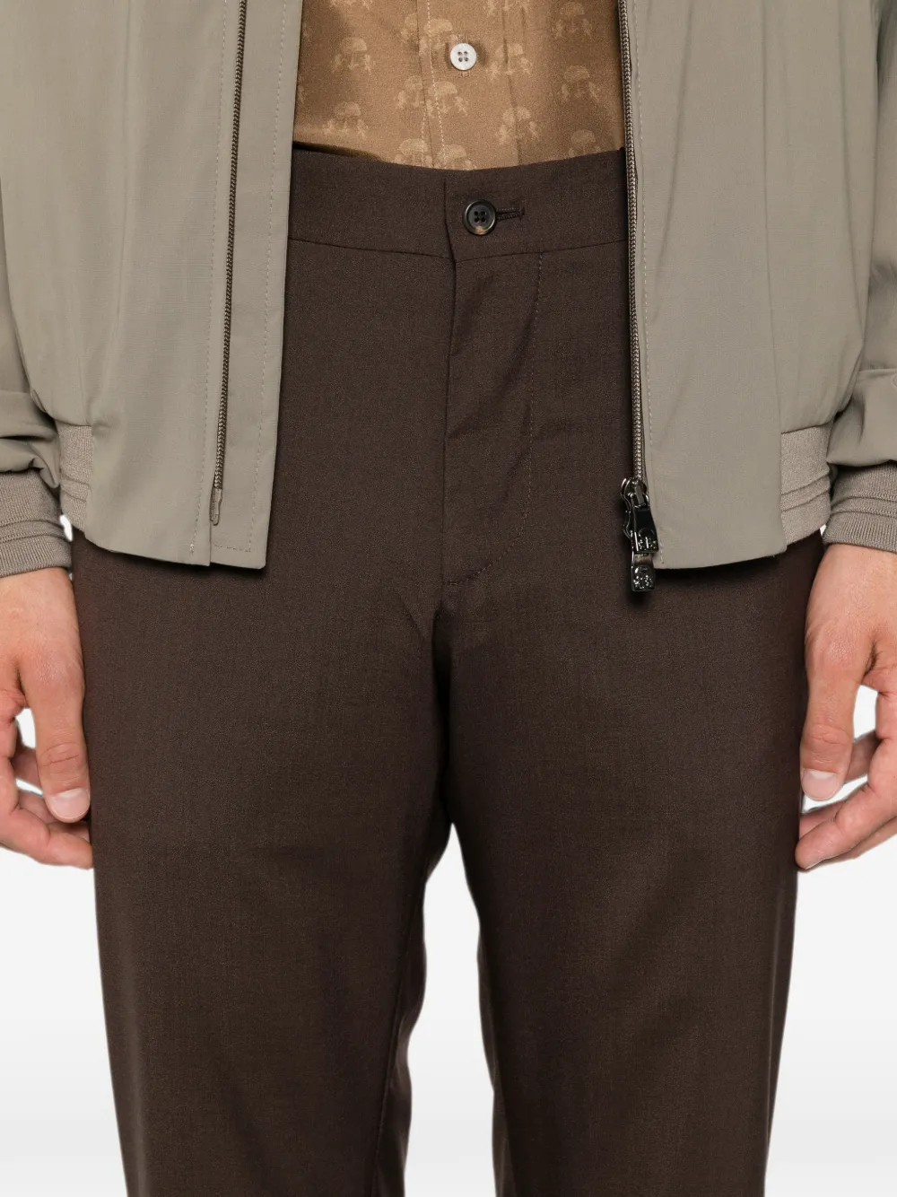 Corneliani Geplooide pantalon Bruin