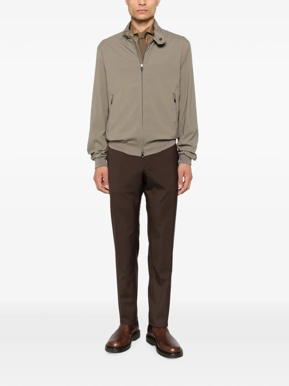 Corneliani Geplooide pantalon Bruin