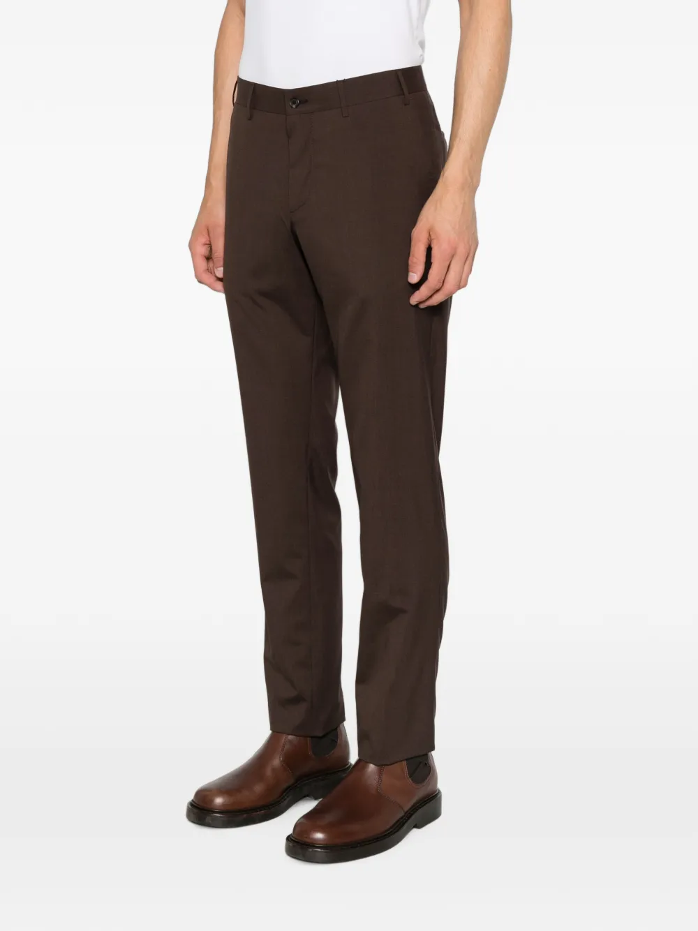 Corneliani Geplooide pantalon Bruin