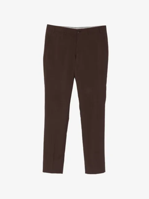 Corneliani pressed-crease tailored trousers