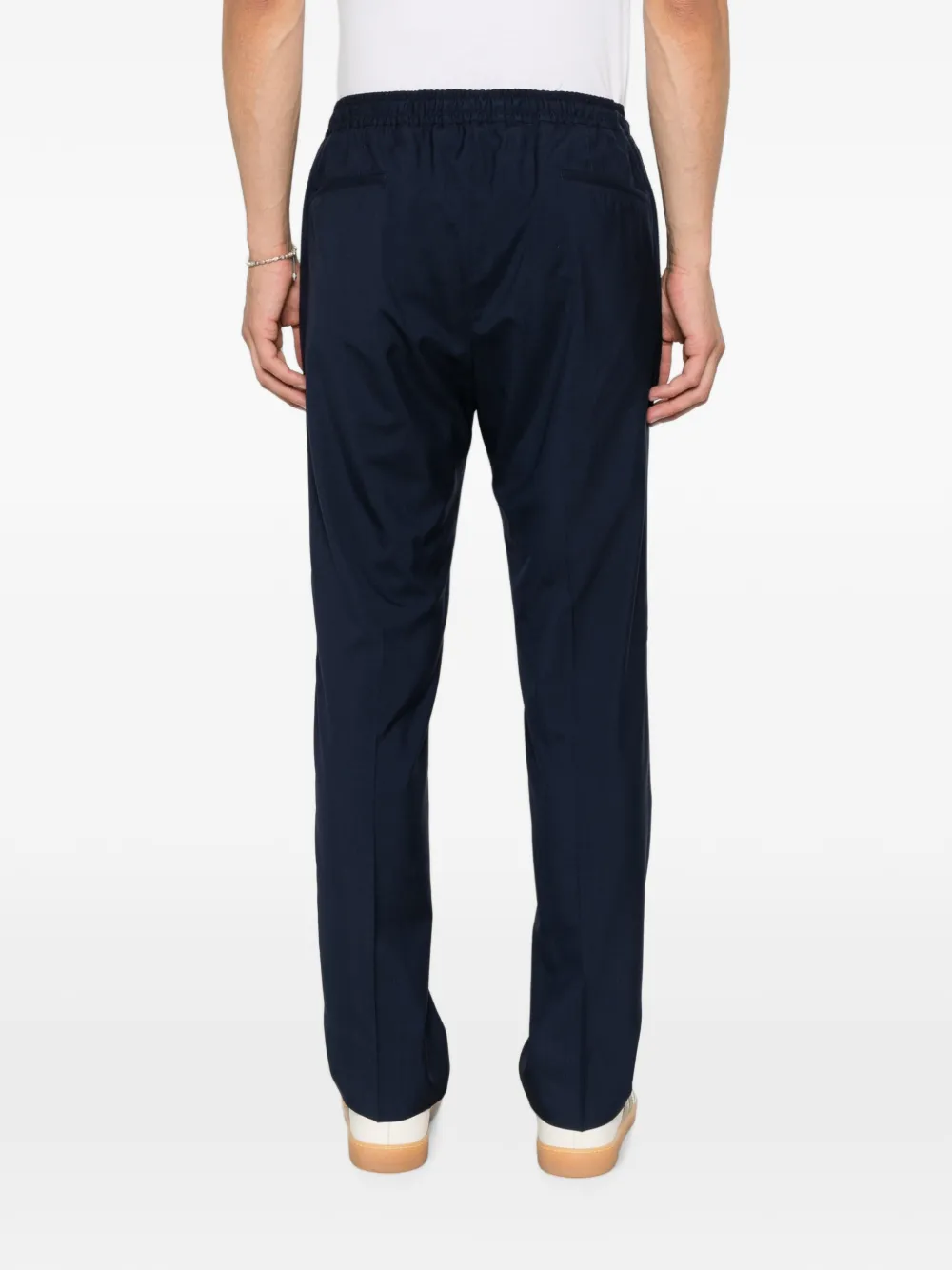 Corneliani Broek met elastische tailleband Blauw