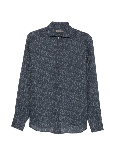 Corneliani camisa con estampado floral