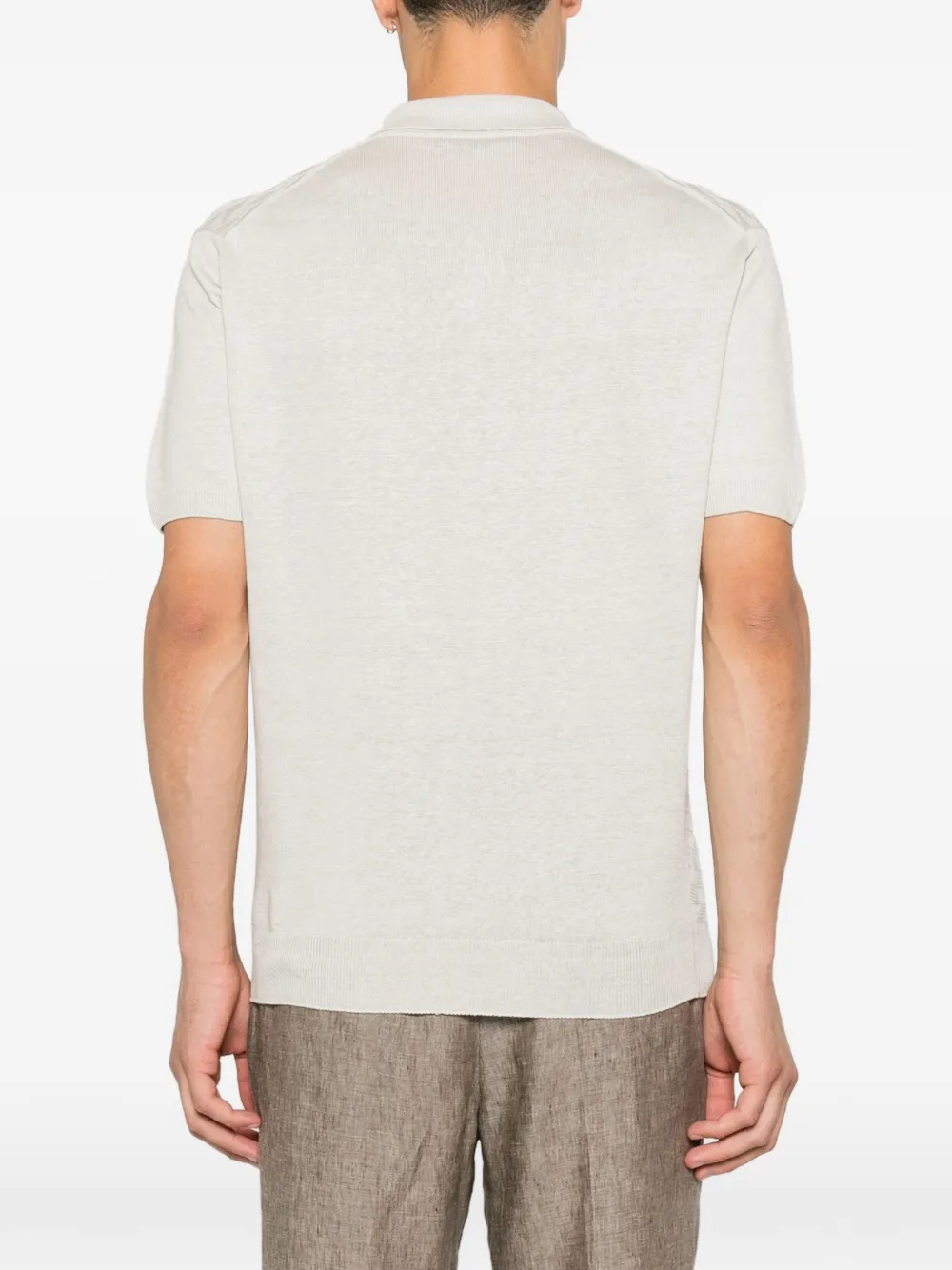 Corneliani T-shirt met korte mouwen Beige