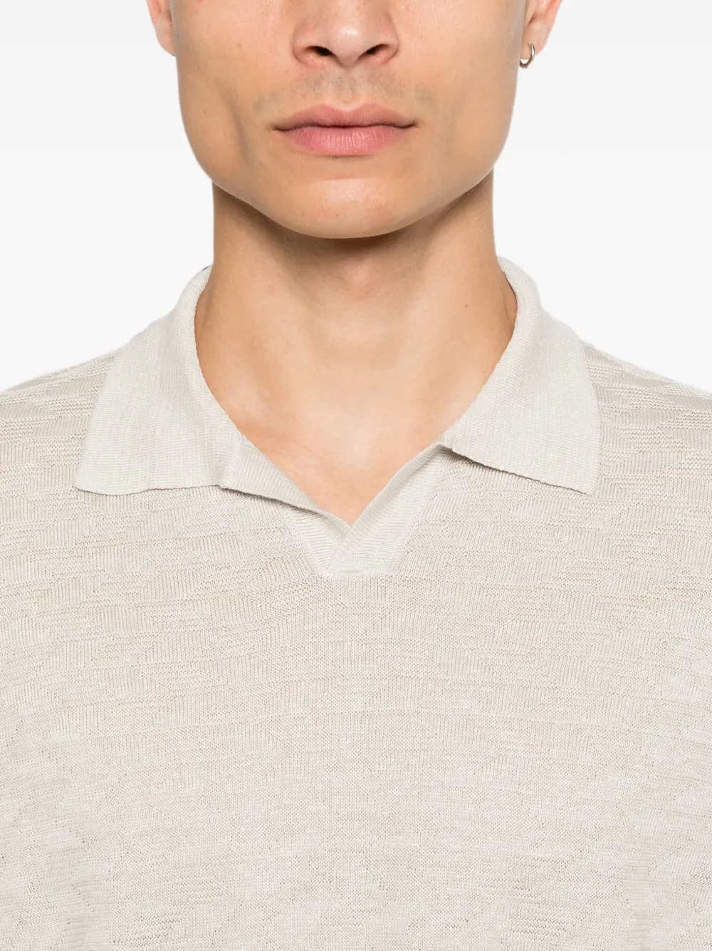 Corneliani T-shirt met korte mouwen Beige