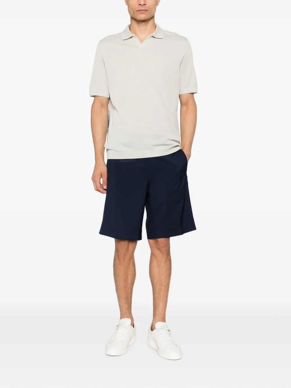 Corneliani Getextureerd T-shirt Beige