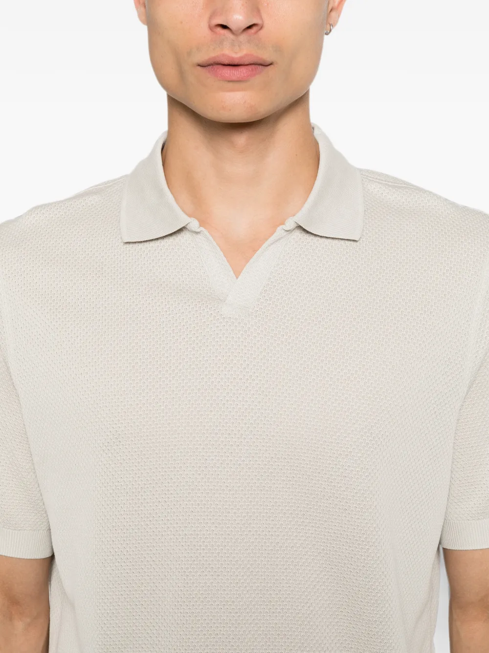 Corneliani Getextureerd T-shirt Beige