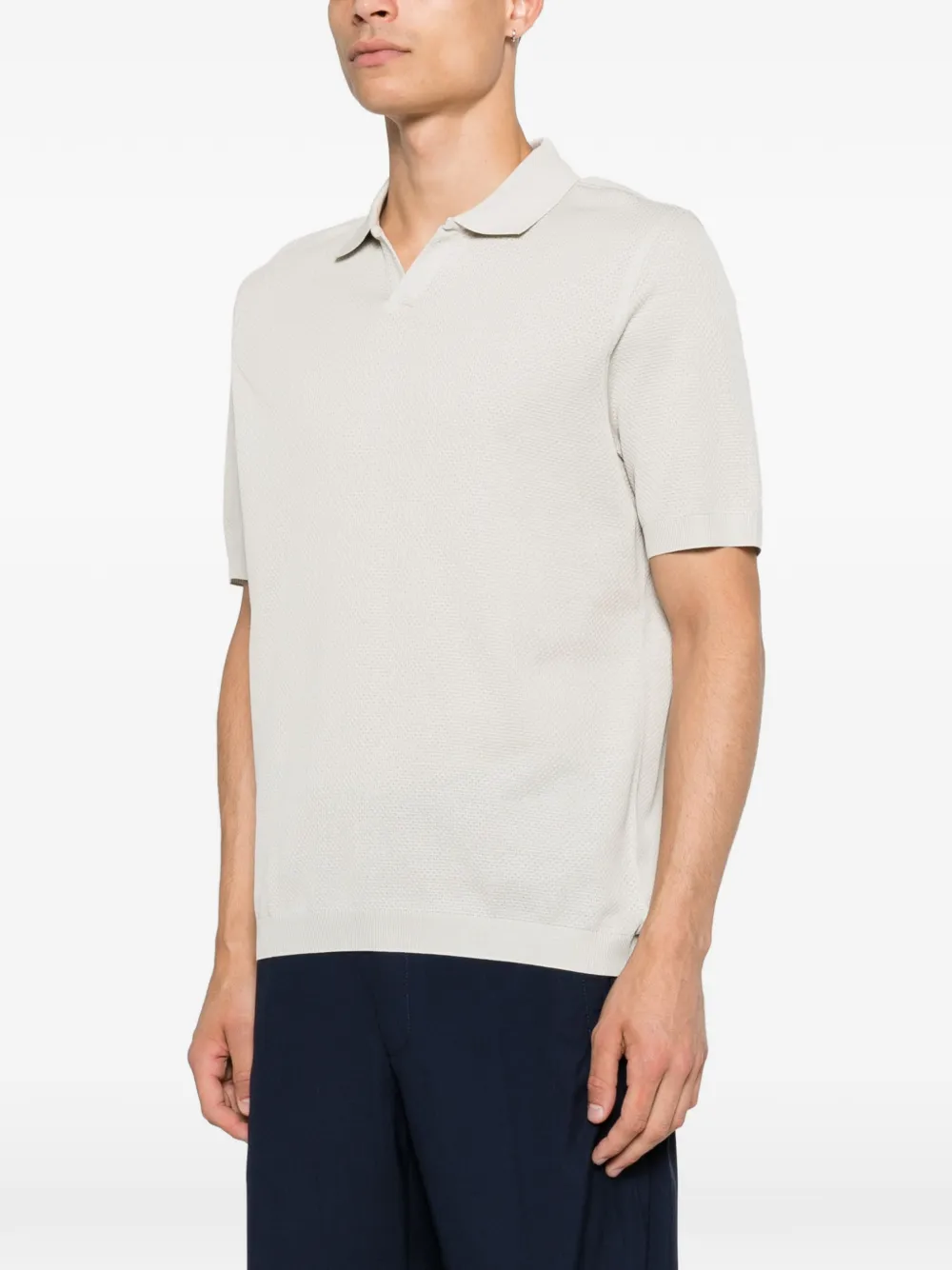 Corneliani Getextureerd T-shirt Beige