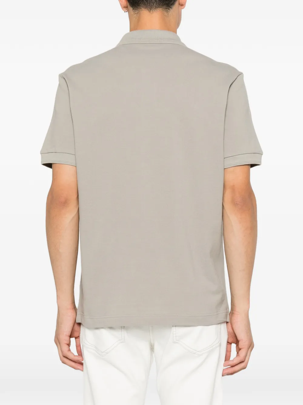 Corneliani Poloshirt met logopatch Beige